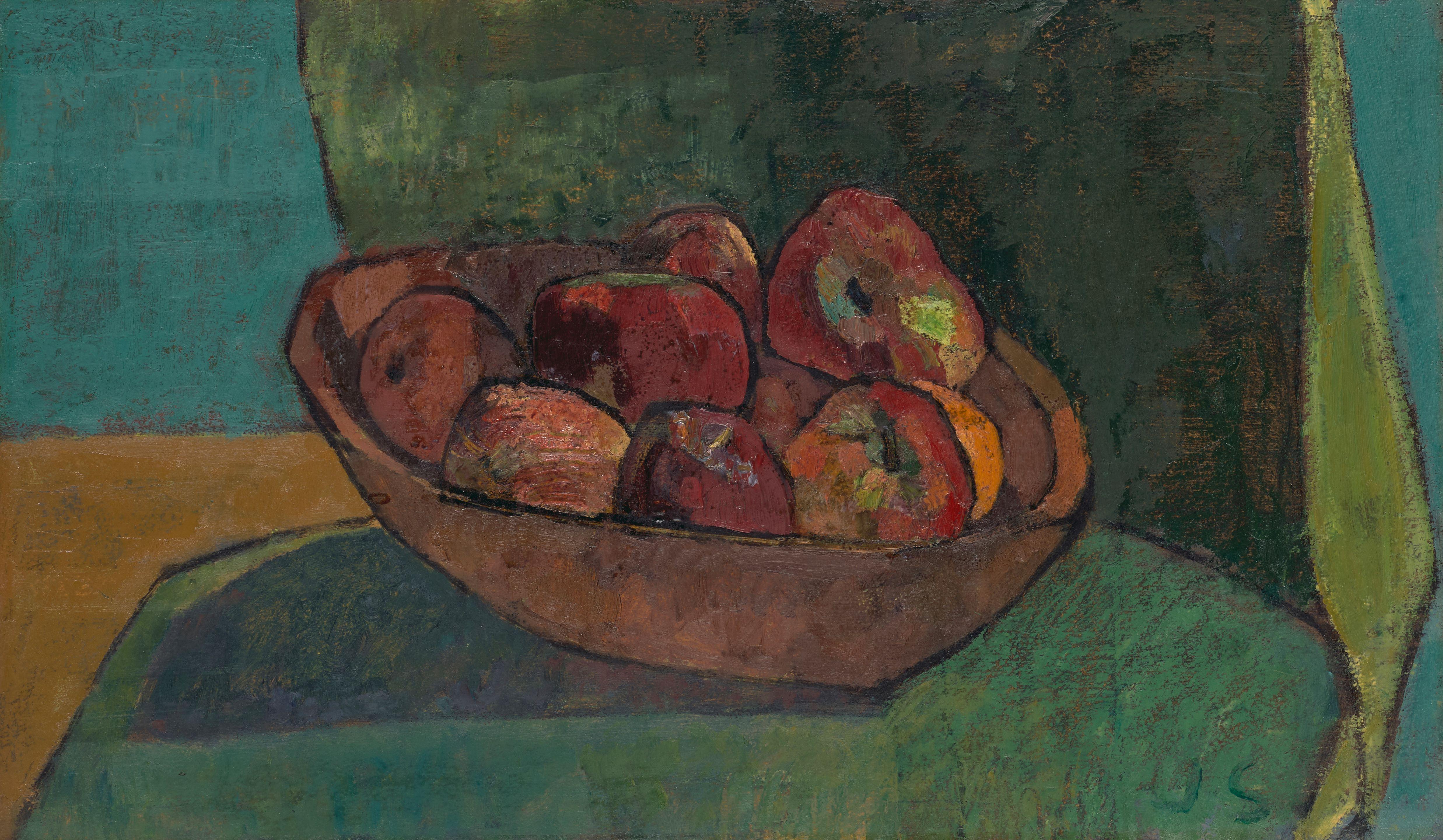 Joseph Solman - Still Life with Apples