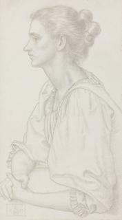 Joseph Southall - Portrait of  Anna Elizabeth Baker