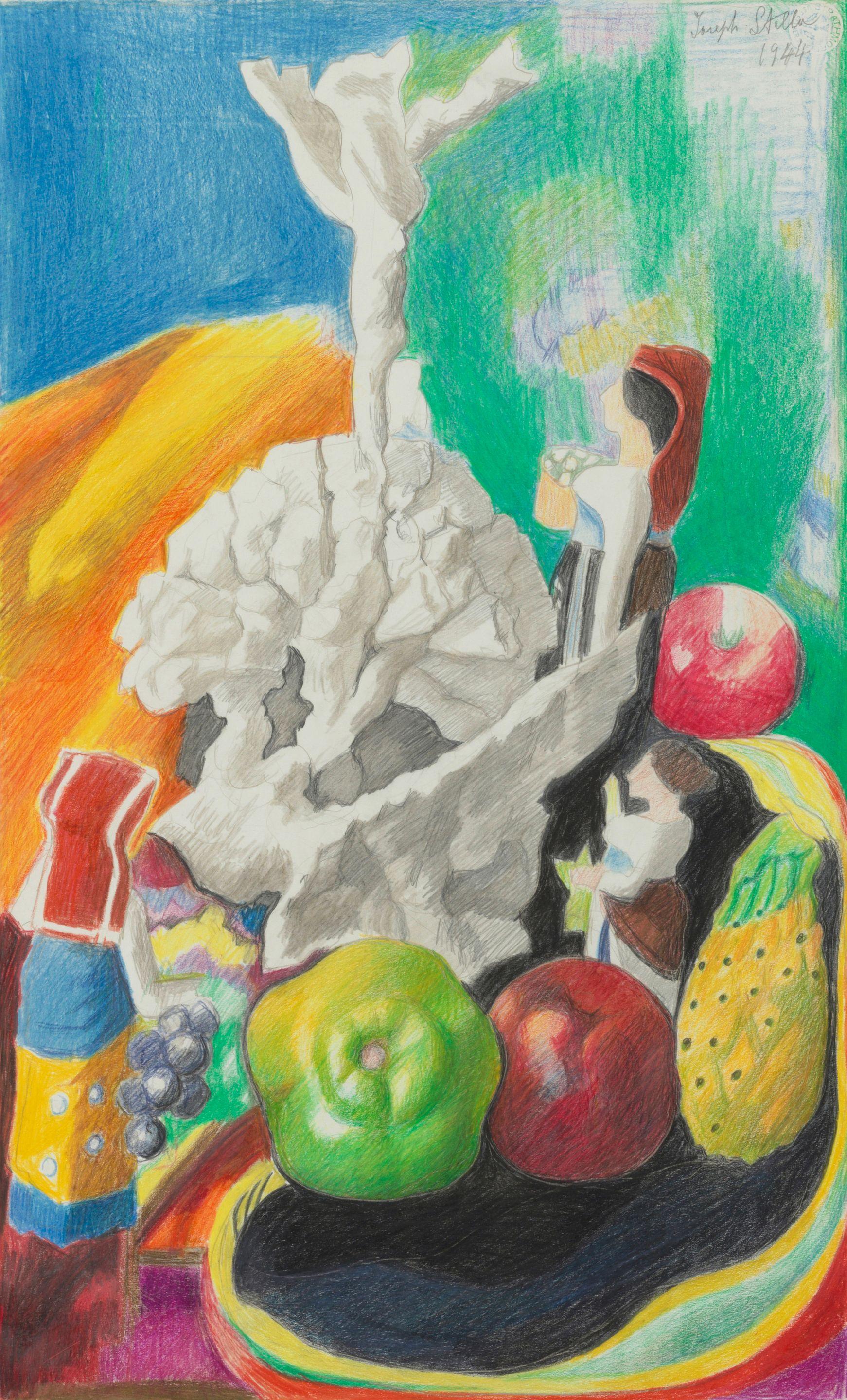 Joseph Stella - Still Life with Zucchini