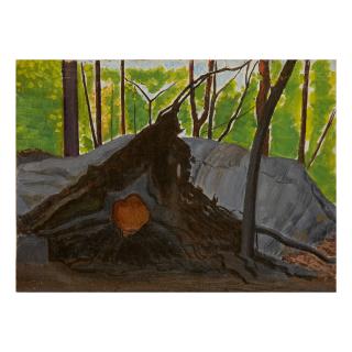 Joseph Stella - Tree Trunk And Roots