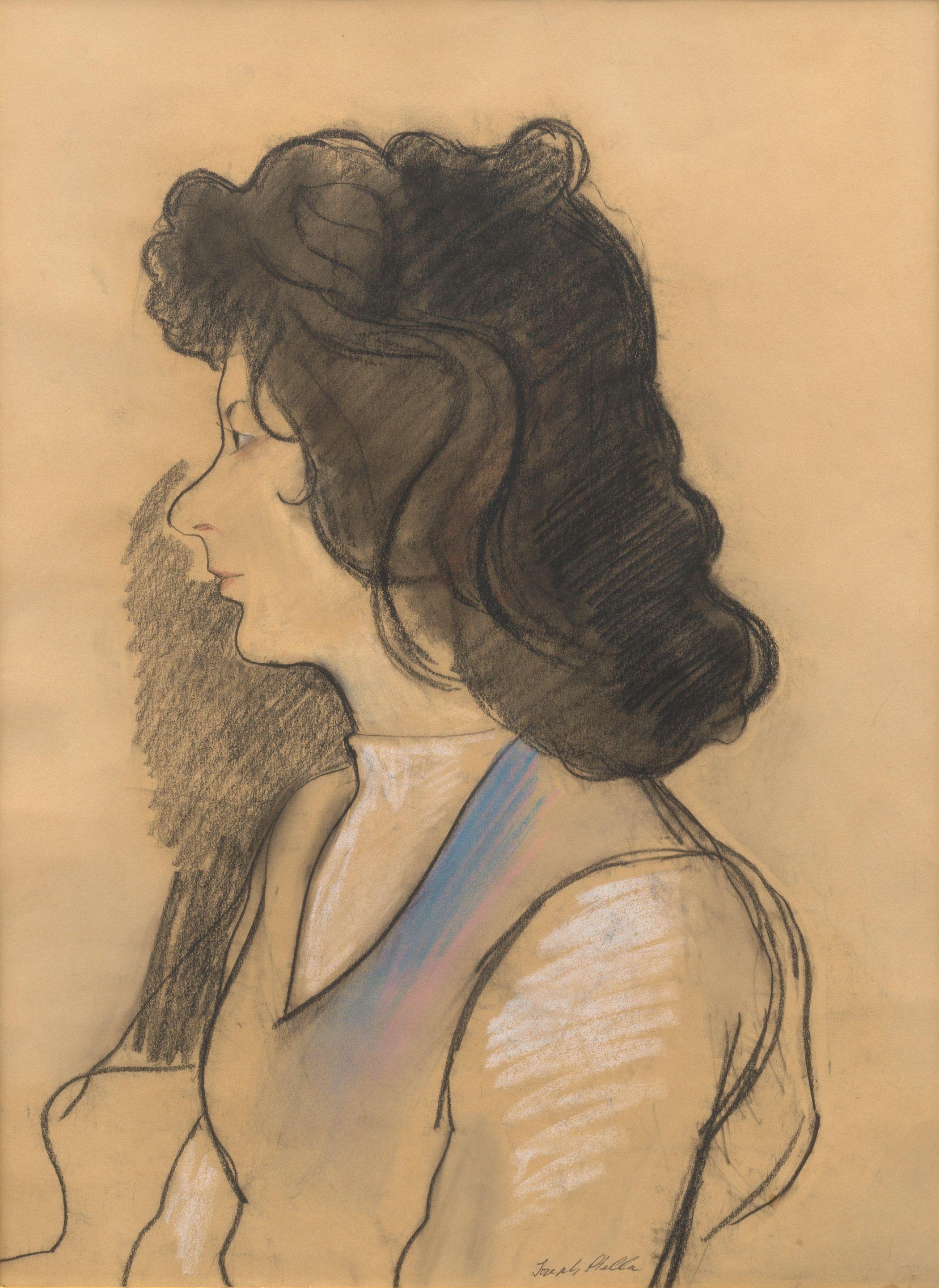 Joseph Stella - Woman in Profile