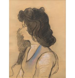 Joseph Stella - Woman in Profile