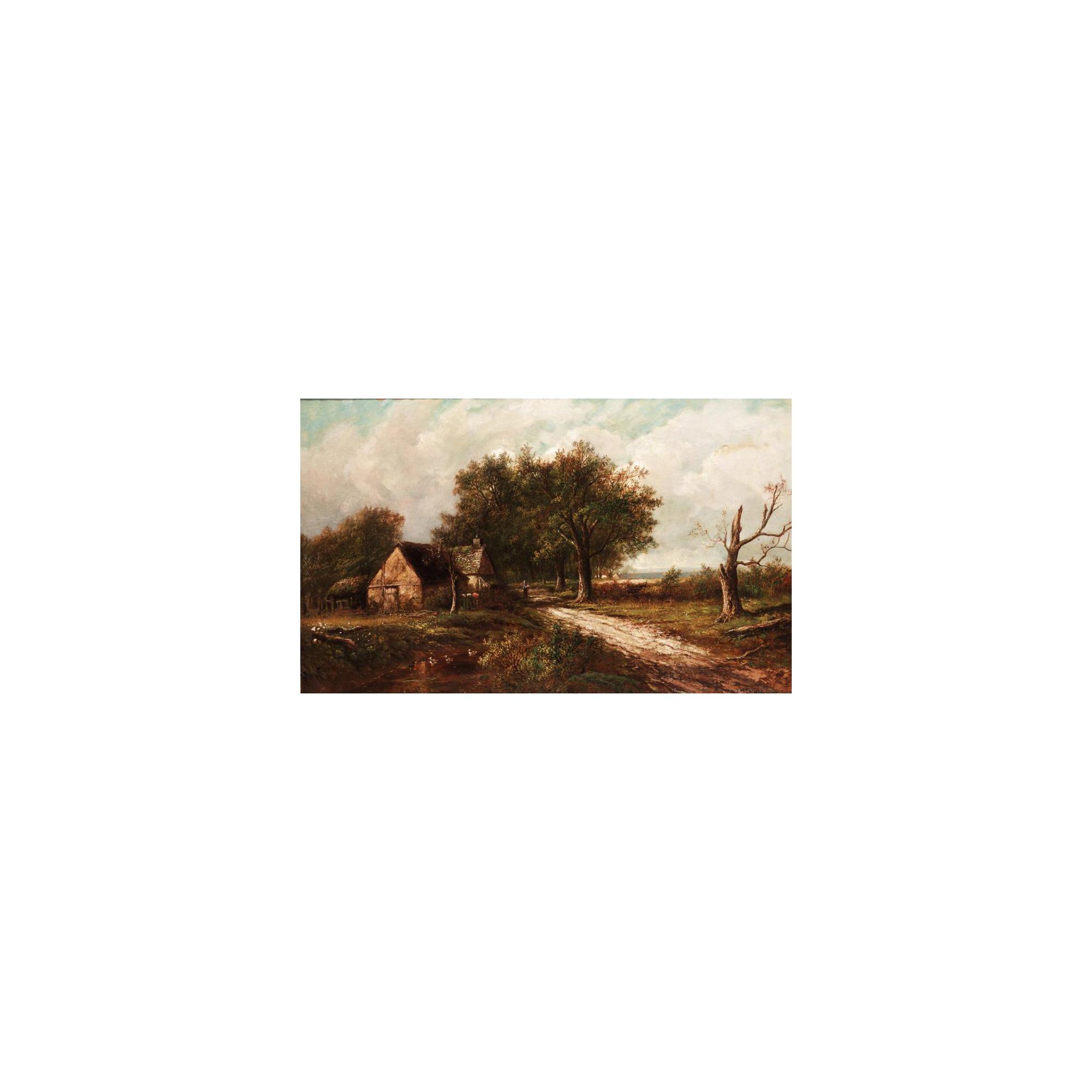 Joseph Thors - A Cottage In A Summer Landscape