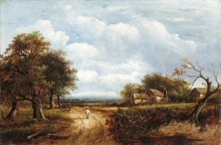 Joseph Thors - A country lane