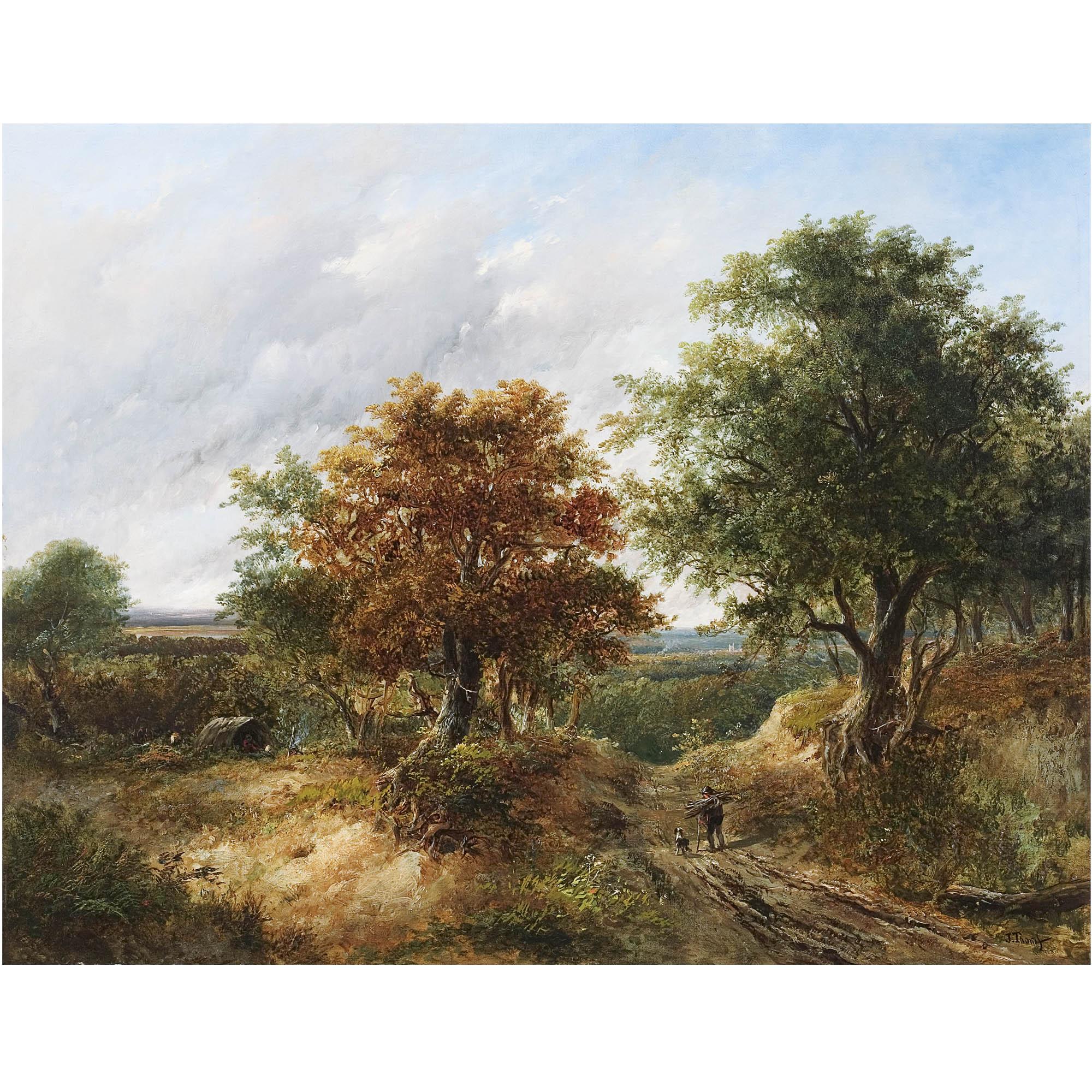 Joseph Thors - A Gypsy Encampment, Norfolk