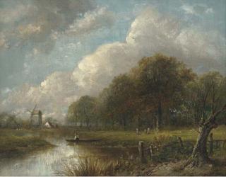 Joseph Thors - A Quiet Day Near The Mill