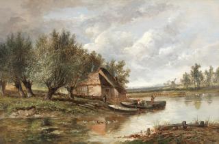 Joseph Thors - Pastural Landscapes, A Pair