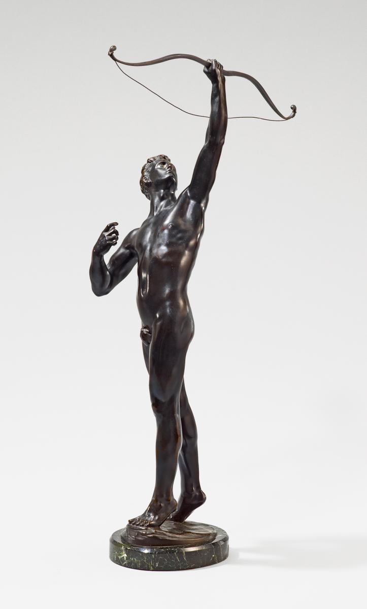 Joseph Uphues - Bogenschütze. Herkules und die Stymphalischen Vögel