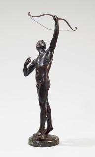 Joseph Uphues - Bogenschütze. Herkules und die Stymphalischen Vögel