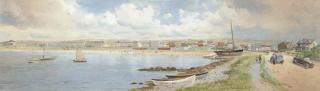 Joseph W. Carey - Two views looking across Ballyholme Bay