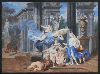 Joseph Werner - Theseus Crowned With A Laurel Wreath After Slaying The Centaur Bianor