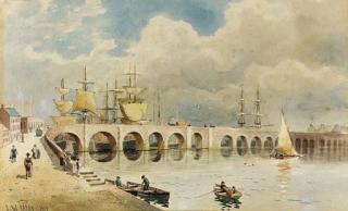 Joseph William Carey, R.U.A. - The Long Bridge, Belfast