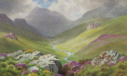 Joseph William Carey, R.U.A. - The mountains of Mourne, Co. Down
