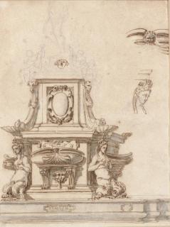 Joseph Wilton - Study for the pedestal of the Fountain of Neptune by Giambologna