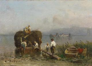 Joseph Wopfner - Chiemseelandschaft.