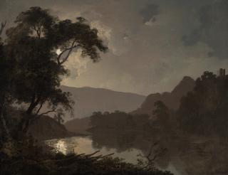 Joseph Wright Of Derby, A.R.A. - A Moonlit Landscape