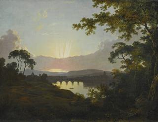 Joseph Wright Of Derby, A.R.A. - View Of Florence And The Arno, Looking West