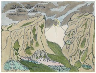 Joseph Yoakum - Bitter Root Range near Boise Idaho, November 1967