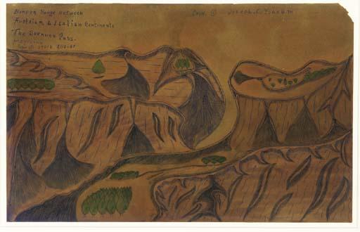 Joseph Yoakum - Border Range Between Austria & Italian Continents, The Brenner Pass