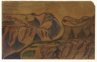 Joseph Yoakum - Border Range Between Austria & Italian Continents, The Brenner Pass