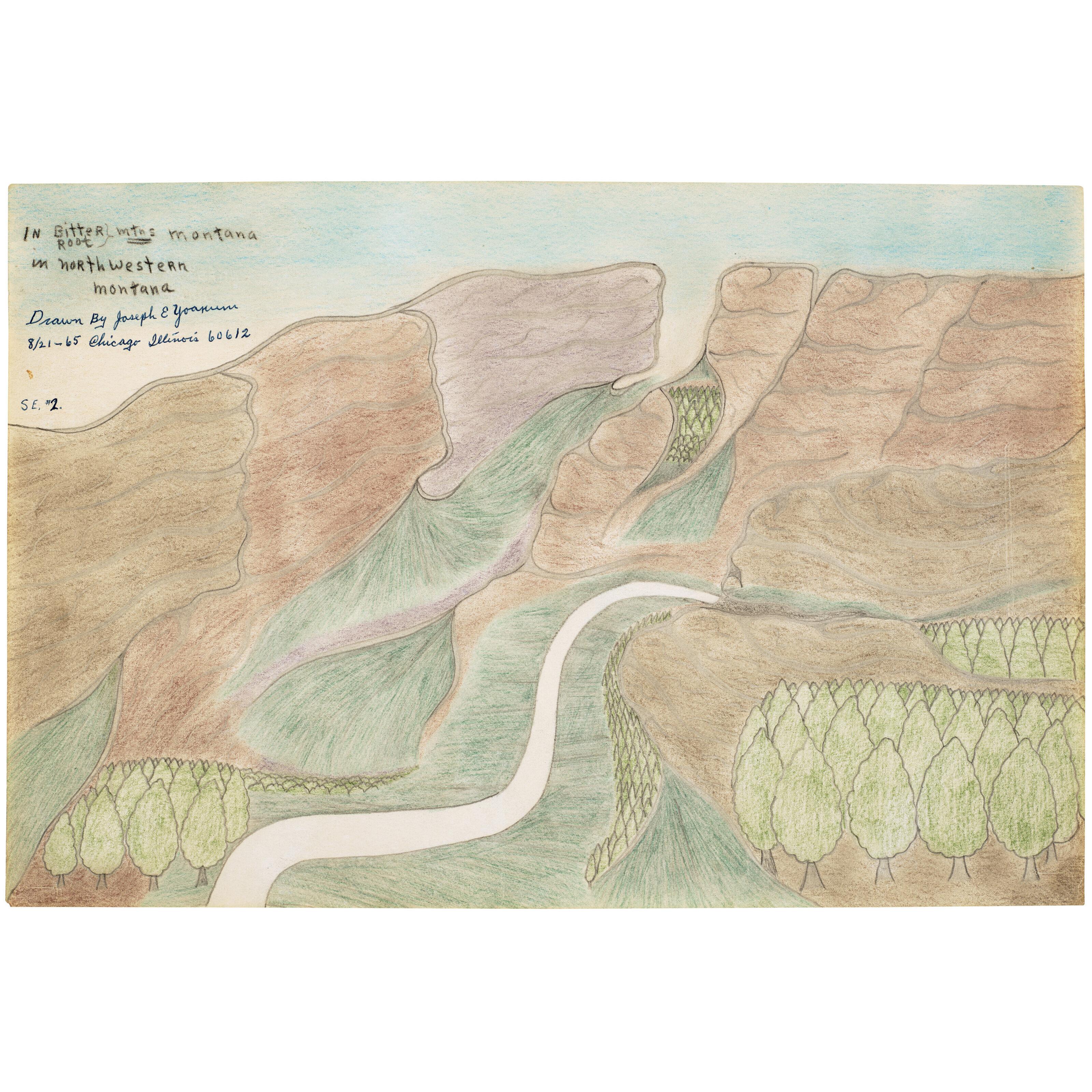 Joseph Yoakum - In Bitter Root mtns montana in northwestern montana, 1965