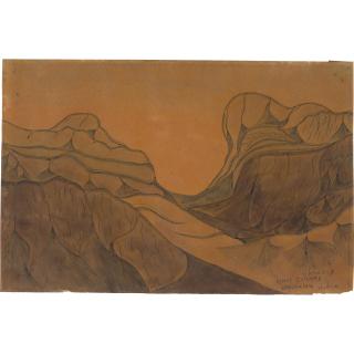 Joseph Yoakum - Mount Cavalry, Jerusalem Judea, circa 1965