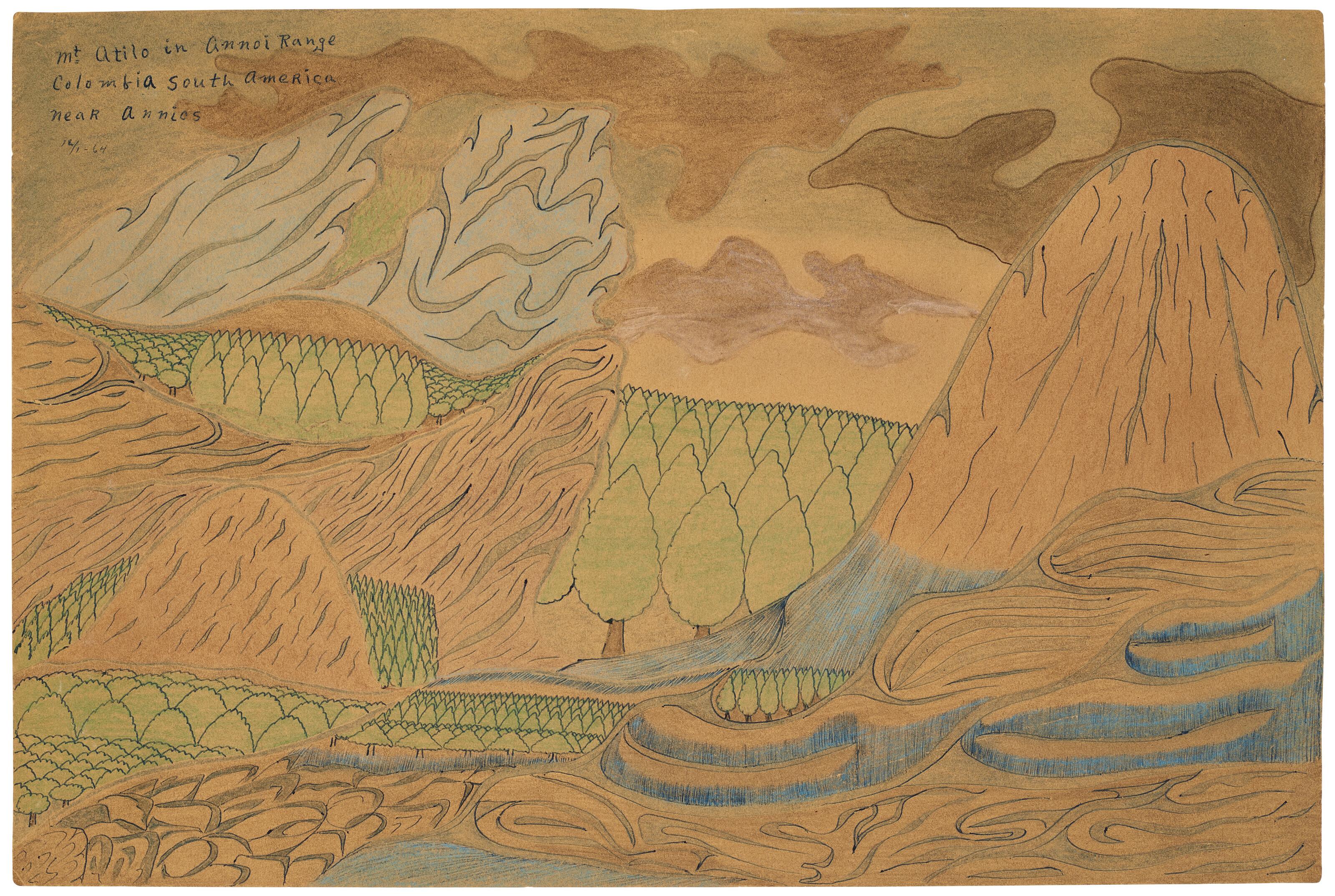 Joseph Yoakum - Mt. Atilo In Annoi Range