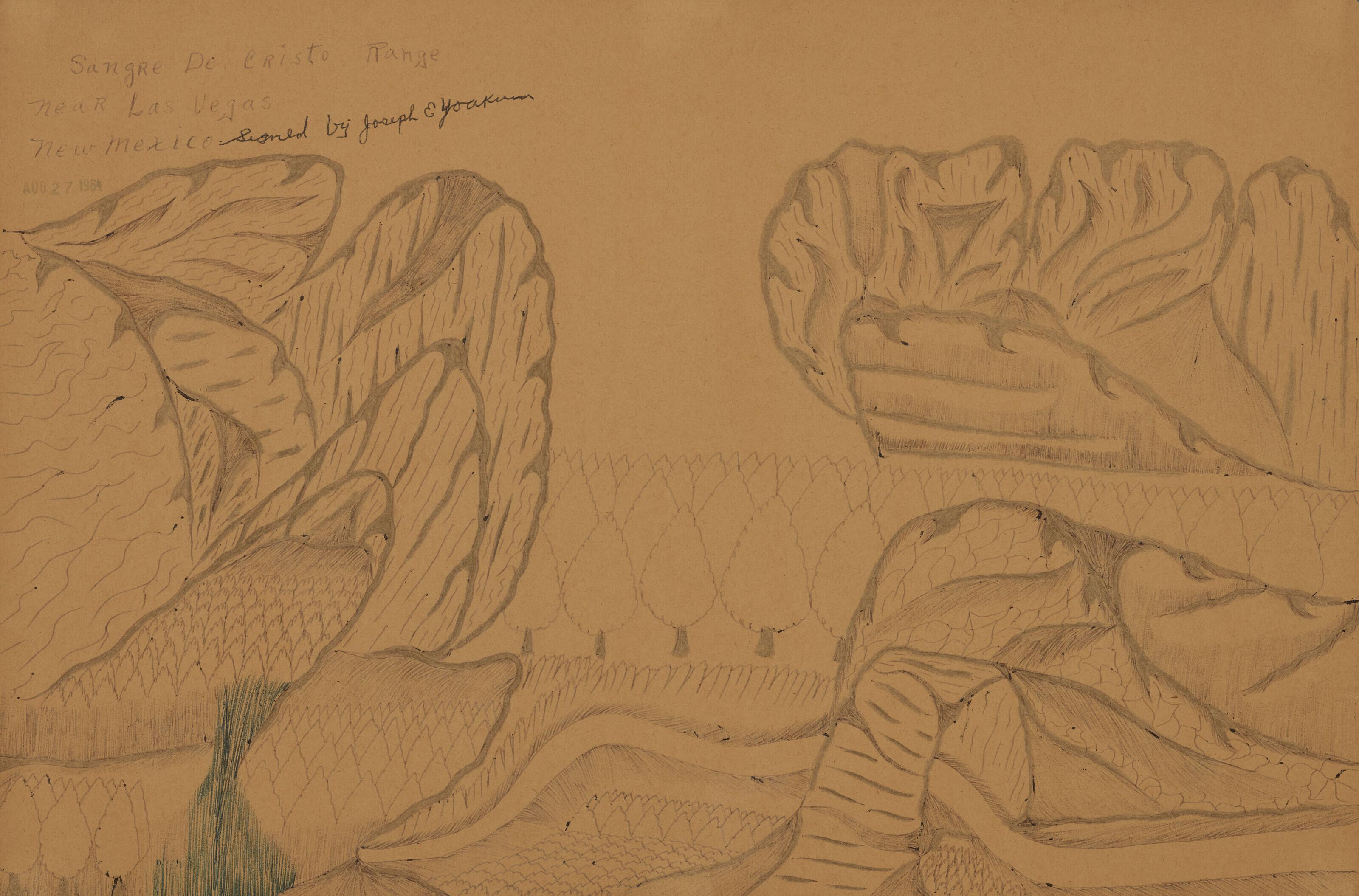 Joseph Yoakum - Sangre De Cristo Range Near Las Vegas