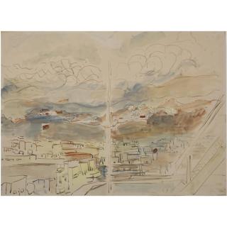 Joseph Zaritsky - Tel Aviv, Pole On Rooftop