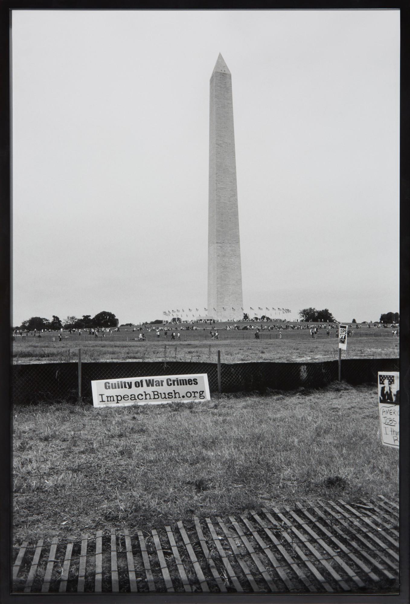 Josephine Meckseper - Untitled (March On Washington Monument 9/24/05)