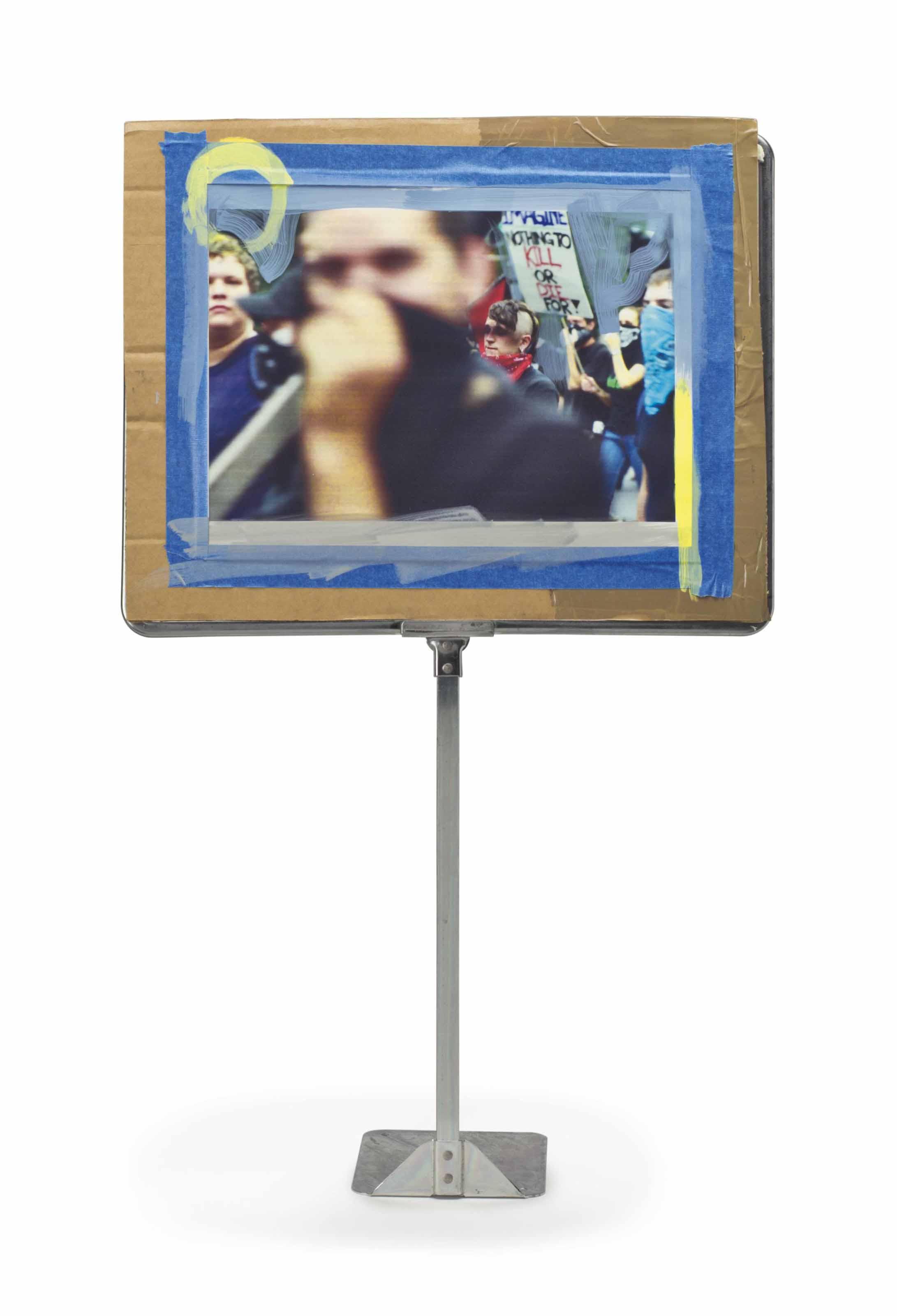 Josephine Meckseper - Untitled (March on Washington, Nothing to Kill or Die For)