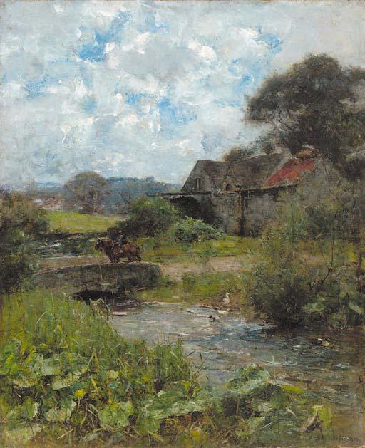 Joshua Anderson Hague, R.I., R.B.A., P.R.C.A. - The Watermill