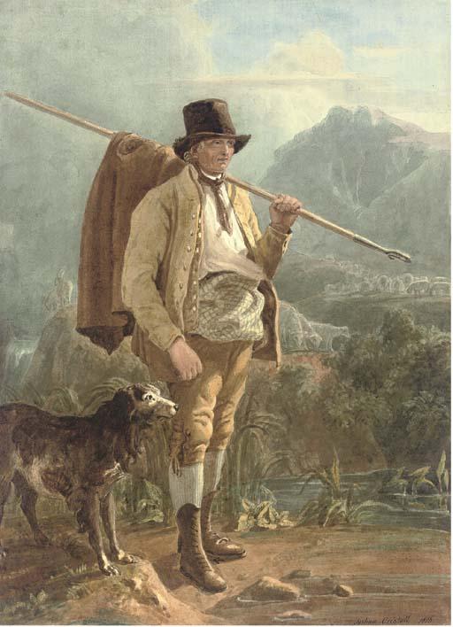Joshua Cristall, P.O.W.S. - A Cumberland Shepherd