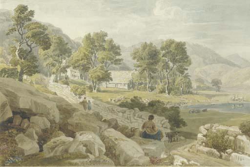 Joshua Cristall, P.O.W.S. - Nant Guinion, Caernarvonshire, North Wales