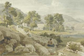 Joshua Cristall, P.O.W.S. - Nant Guinion, Caernarvonshire, North Wales