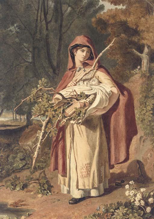 Joshua Cristall, P.O.W.S. - The Young Faggot Gatherer