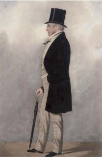 Joshua Dighton - Portrait of Lord Henry Bentck, Full-Length, With An Umbrella (Illustrated); And Portrait of The 5Th Duke of Portland, Full-Length, With Arms Folded