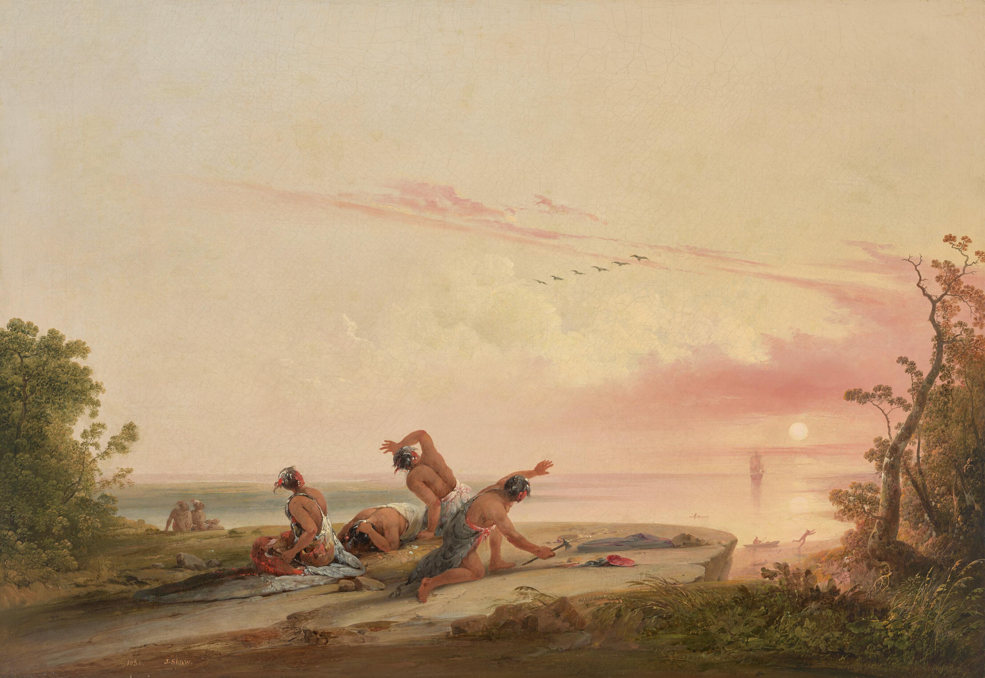 Joshua Shaw - The Coming of the White Man