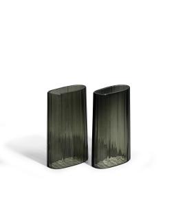 Josiah McElheny - Two Grey Disks after a Prototype by Blinky Palermo