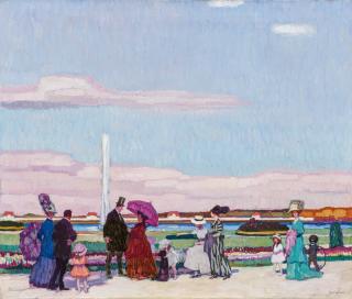 Josse Goossens - Klarer Herbsttag im Schlosspark von Nymphenburg.