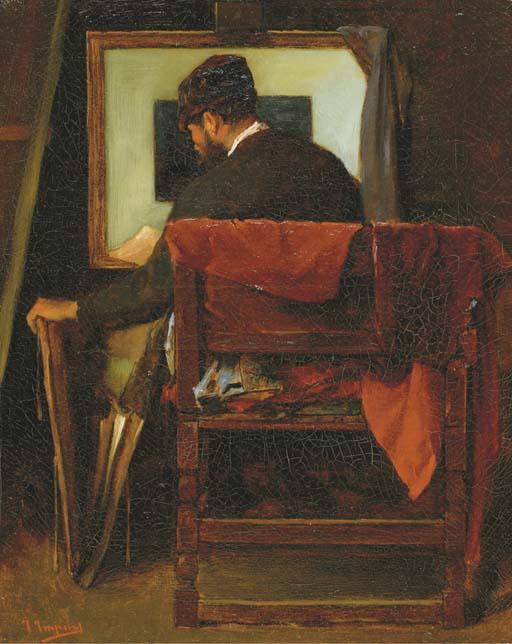 Josse Impens - Artiste Devant Son Chevalet