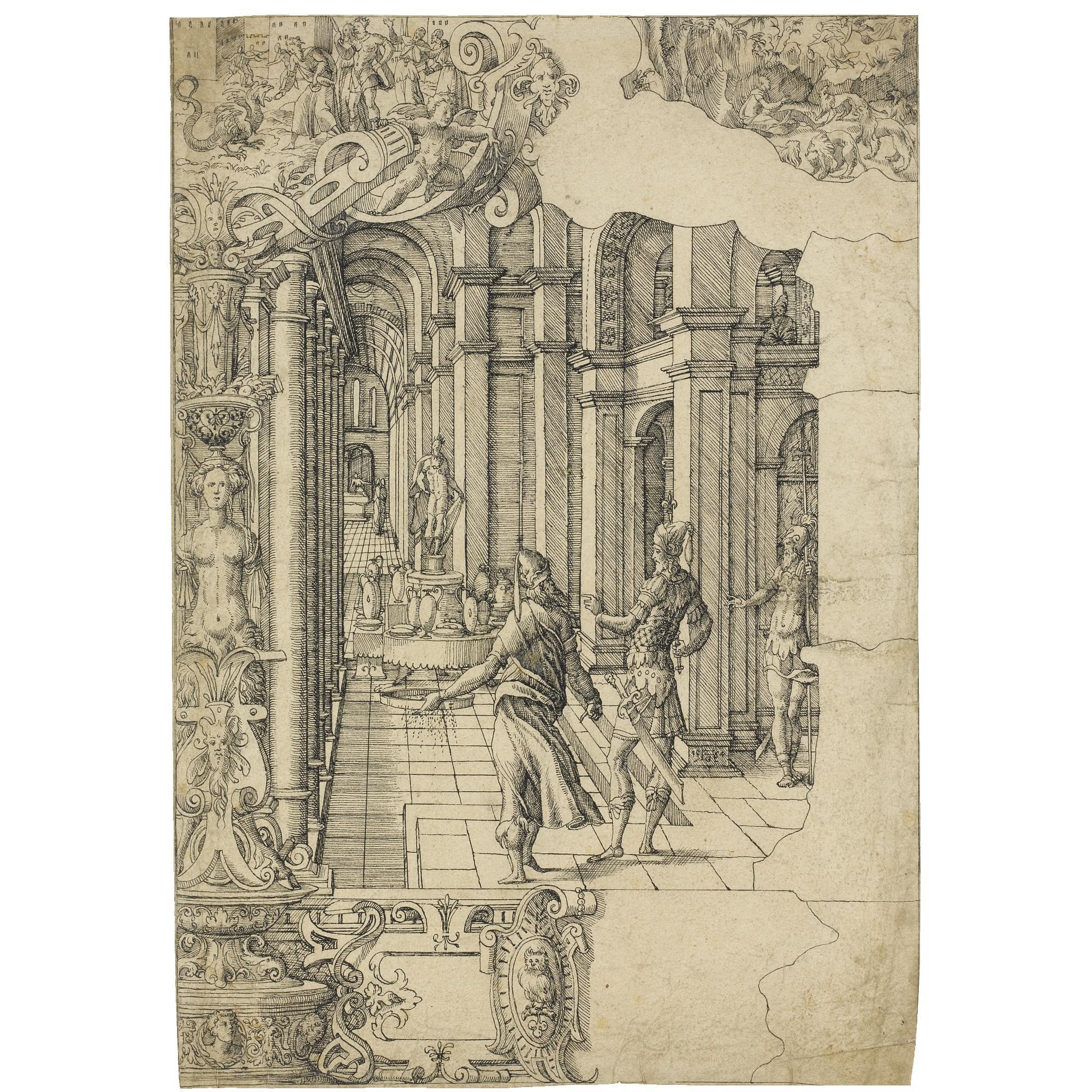 Jost Amman - Three Scenes From The Life Of The Prophet David