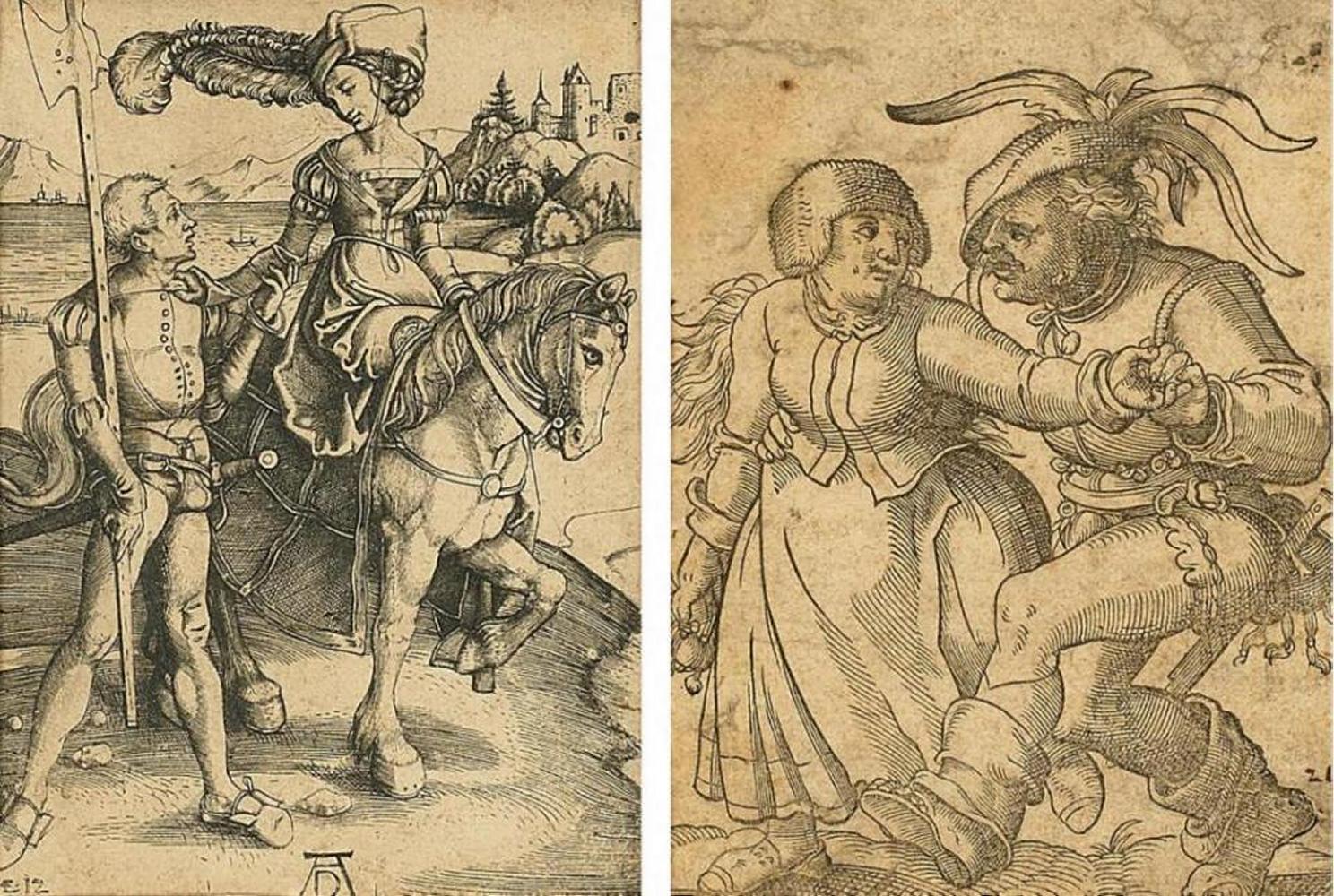 Jost Ammann - Tanzendes Bauernpaar