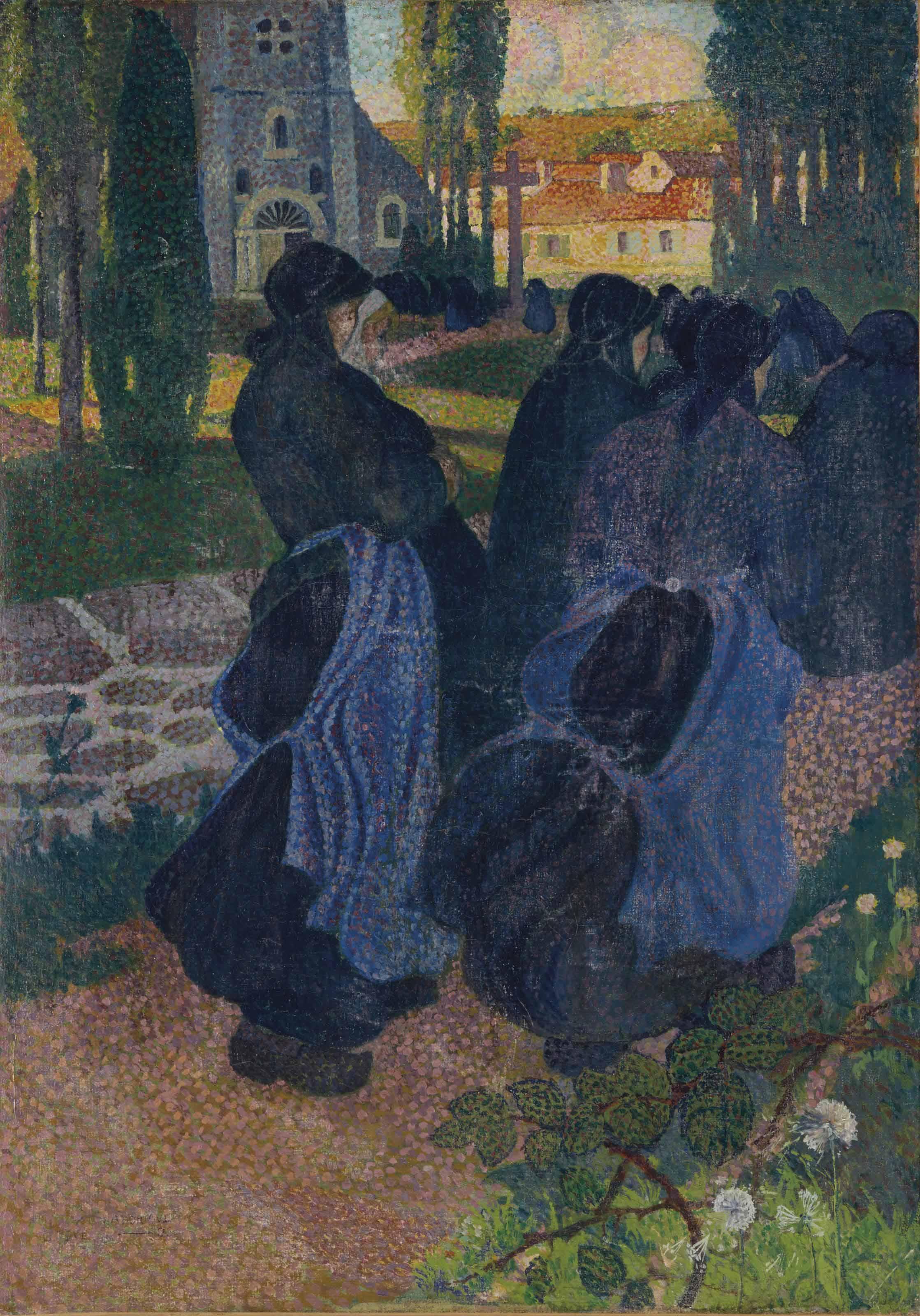 Josué Gaboriaud - Entrée des bretonnes à l\'église de l\'Ile de Sein