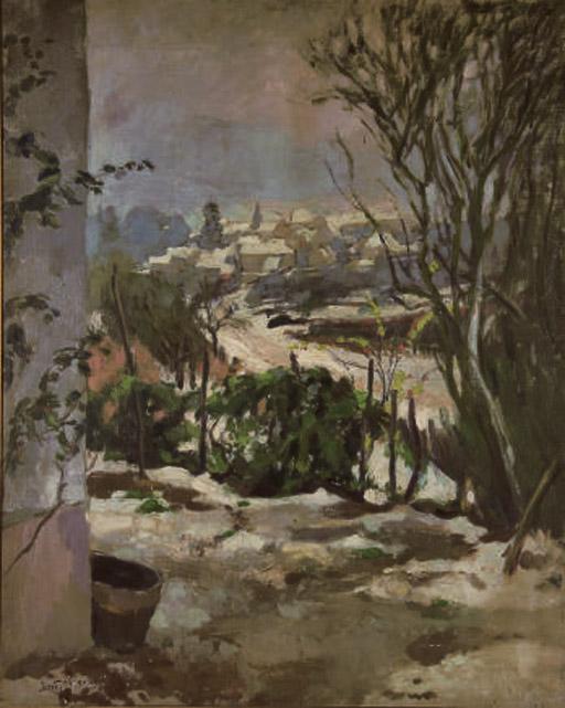 Josue Gaboriaud - Paysage d\'hiver