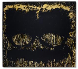 Joyce Pensato - Golden Mustache