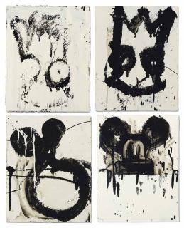 Joyce Pensato - Sans Titre (Mickey Et Bart Simpson)