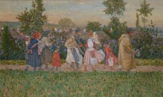 Joža Uprka - Going to the fields