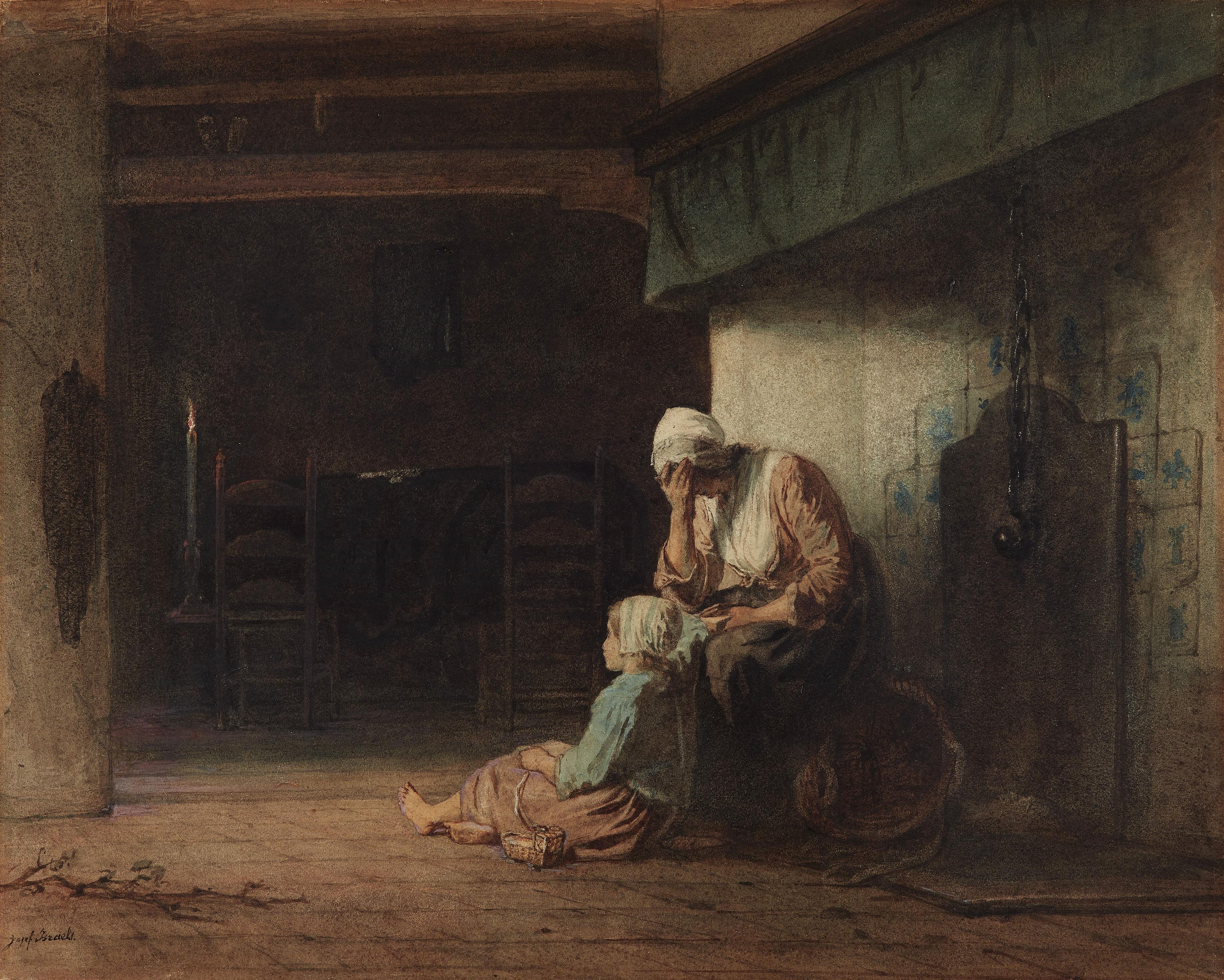 Jozef Israels - Der Tag davor