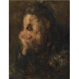 Jozef Israels - Dutch A Rabbi